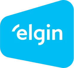 Logomarca Elgin redução de poluentes